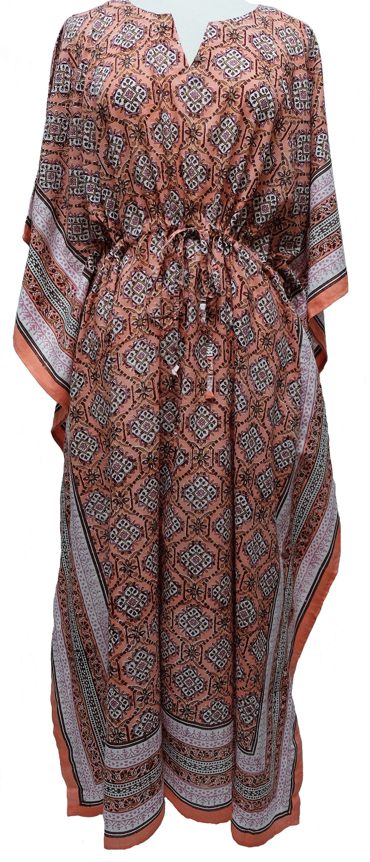 Langer Kaftan - Jagat Pfirsich Freie Größe Langer Kaftan - Jagat Pfirsich Freie Größe von Inkandblock