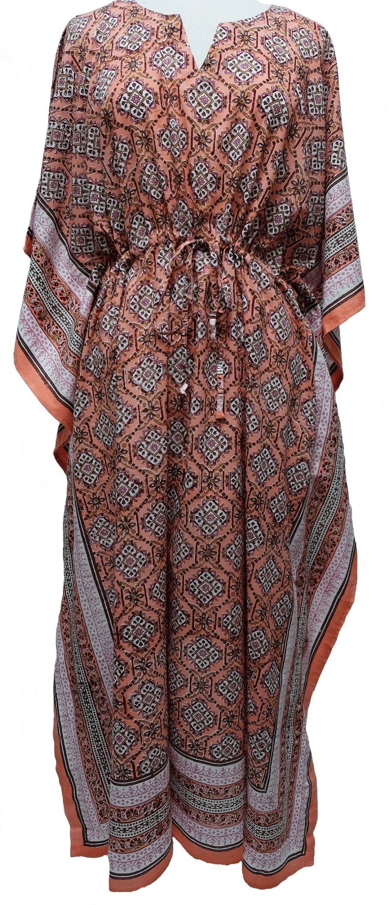 Langer Kaftan - Jagat Pfirsich Freie Größe Langer Kaftan - Jagat Pfirsich Freie Größe von Inkandblock