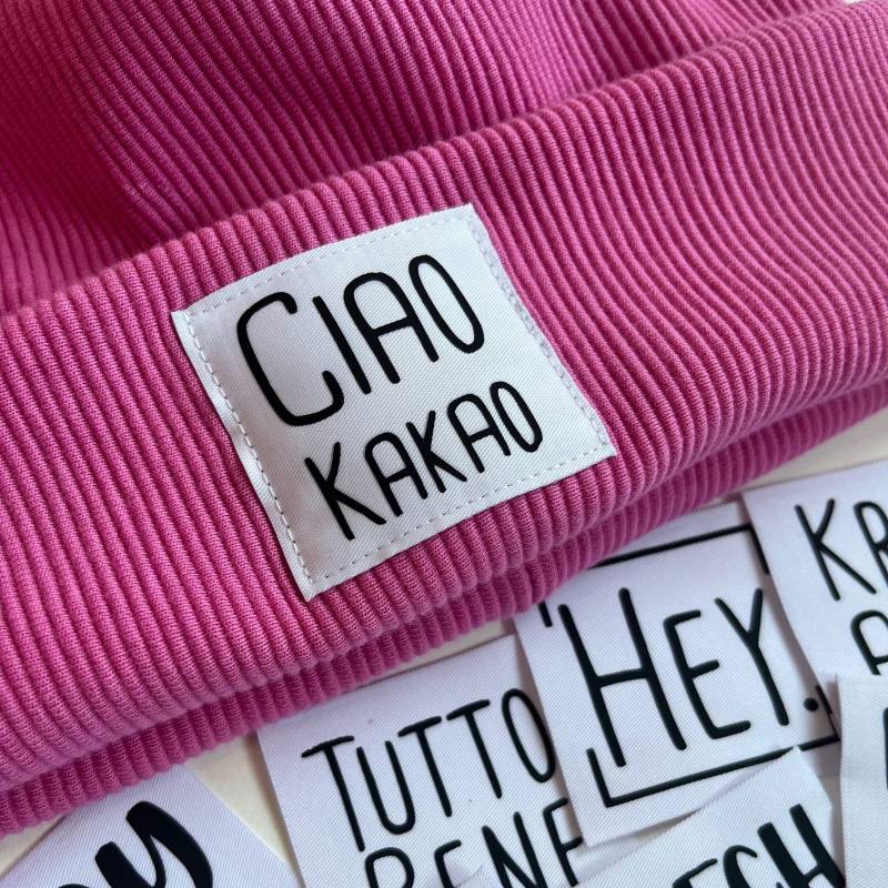 Hipster Label - Schriftzüge 100% Recyceltes Polyester Weiß Aufnäher/Patch Zum Annähen Aufnähen Diy Individuelles Design Hipster Label - Schriftzüge 100% Recyceltes Polyester Weiß Aufnäher/Patch Zum Annähen Aufnähen Diy Individuelles Design von InkiNaeht