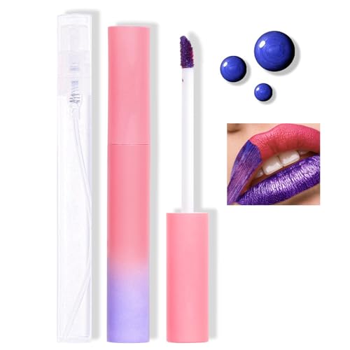 Matte Peel Off Lip Stain Lip Tint,Highly Pigmented Peel Reveal Lip Liner Stain,Long Lasting Waterproof Non-Stick Cup Liquid Lipstick With 10ML Spray Bottle,Magic Peel Off Mask Lip Gloss For Women von Inkjoy