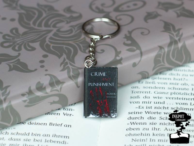 Krimskram, Fjodor Dostojewski, Klassiker, Schlüsselanhänger, Accessoire, Bücher, Bücherwurm, Buchliebhaber, Booktok, Minibuch von InkpotDE
