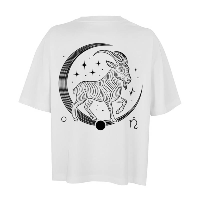 Sternzeichen T-Shirt Steinbock - Damen Zodiac Shirt Capricornus Horoscope Astrology Geschenk von InkspireT