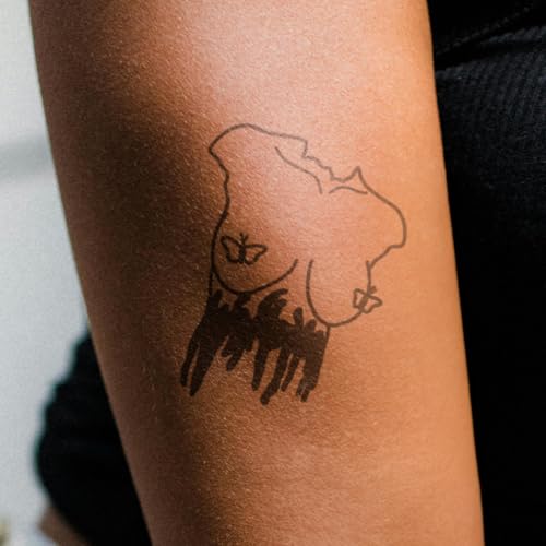 Artsy Statue - Inkster Tattoo | vegane & wasserfeste Temporäre Tattoos für Erwachsene - EU-Kosmetikzertifizierte Farbe - revolutionäres 2 Wochen Tattoo | Premium Klebetattoos von Inkster