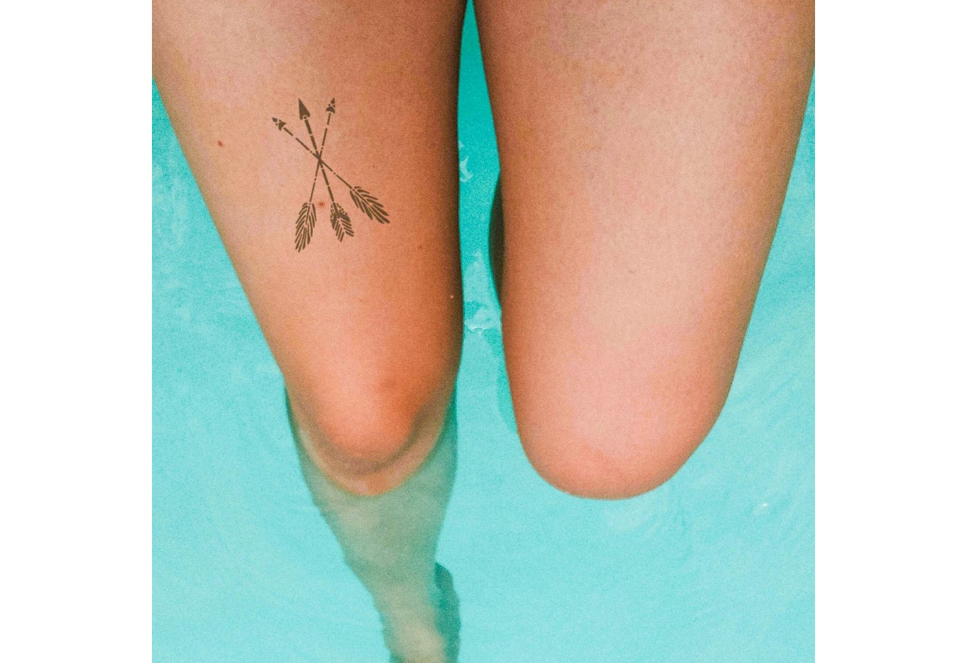 Inkster Schmuck-Tattoo Frauen Tattoos, Vegane & EU-Kosmetikzertifizierte Farbe, wasserfestes temporäres Tattoo, 2 Wochen Halt von Inkster