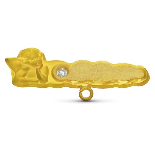 Babynadel aus 18-karätigem Gold, 27 mm. Wolkenförmiges Engelsdetail aus Zirkon. Aufnahme im Preis inbegriffen - Anpassbar - AUFNAHME IM PREIS INBEGRIFFEN Babynadel aus 18-karätigem Gold, 27 mm. Wolkenförmiges Engelsdetail aus Zirkon. Aufnahme im Preis inbegriffen - Anpassbar - AUFNAHME IM PREIS INBEGRIFFEN von Inmaculada Romero IR