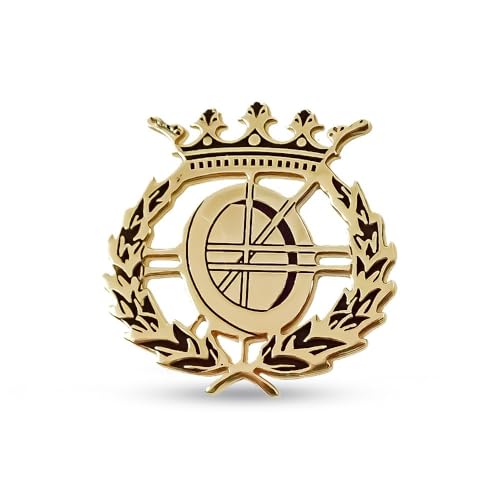 Computer Professional-Abzeichen aus 925er Sterlingsilber, 18 mm, vergoldet und mit Messing-Anstecknadelverschluss. von Inmaculada Romero IR