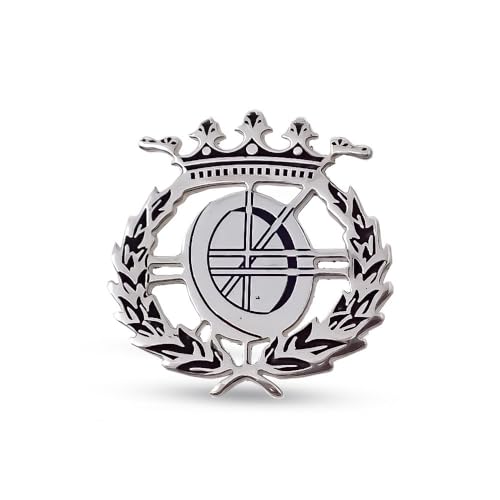 Computer Professional-Abzeichen aus 925er Sterlingsilber, 18 mm. Lasergeschnitten mit Messing-Anstecknadelverschluss. von Inmaculada Romero IR