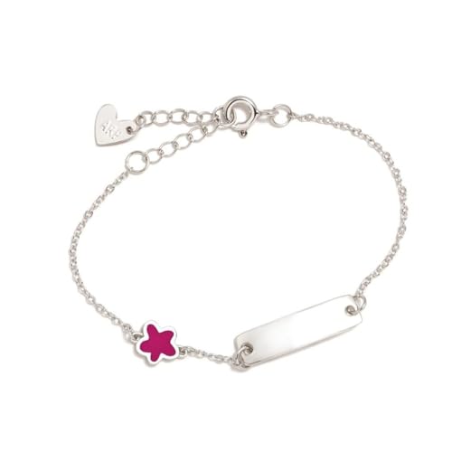 Inmaculada Romero IR Agatha Ruiz de la Prada 925m Sterling Silber Sklavin 14cm. Rosa Blumenaufnahme inklusive – Anpassbar – AUFNAHME IM PREIS INBEGRIFFEN von Inmaculada Romero IR