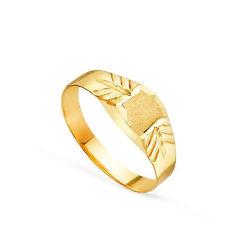 Inmaculada Romero IR Siegelbaby aus 18-karätigem Gold, hohl, quadratisch, graviert, Fläche 4 x 4 mm. Aufnahme im Preis inbegriffen - Anpassbar - AUFNAHME IM PREIS INBEGRIFFEN von Inmaculada Romero IR