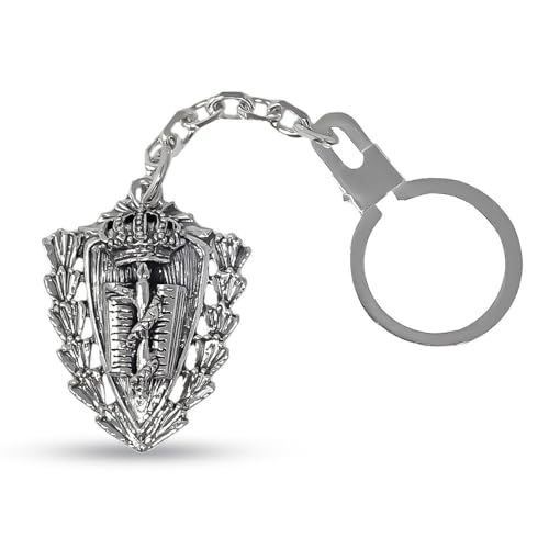 Medizinisches Berufsabzeichen, 18 mm. Schlüsselanhänger aus massivem 925er Sterlingsilber mit Anstecknadel von Inmaculada Romero IR