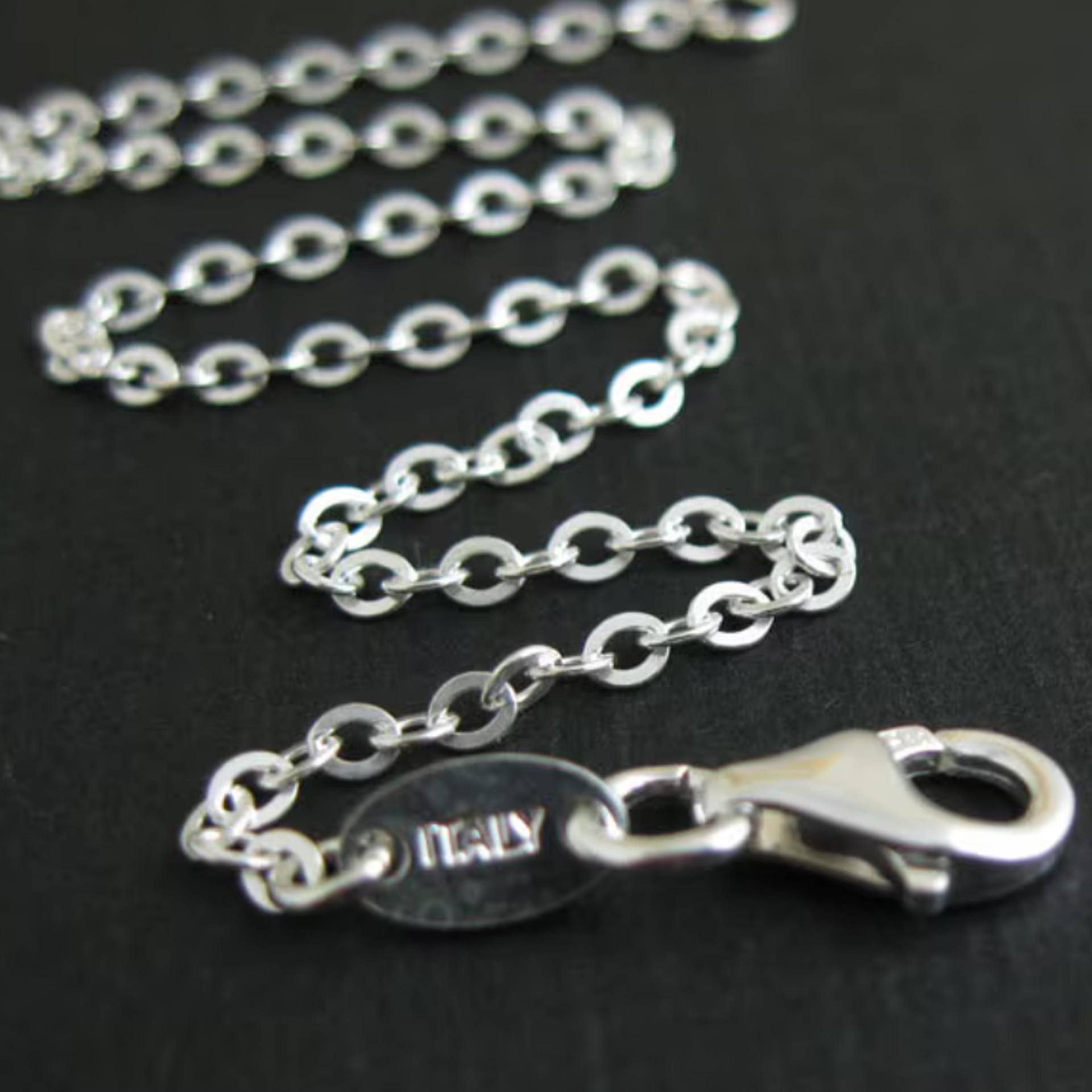 Sterling Silber Halskette - 925 Kette 2, 3 Mm Starkes Flachkabel Fertige Halskette, Lange 30 Zoll Sku 601051-30 von InnerArt4BeadsSupply