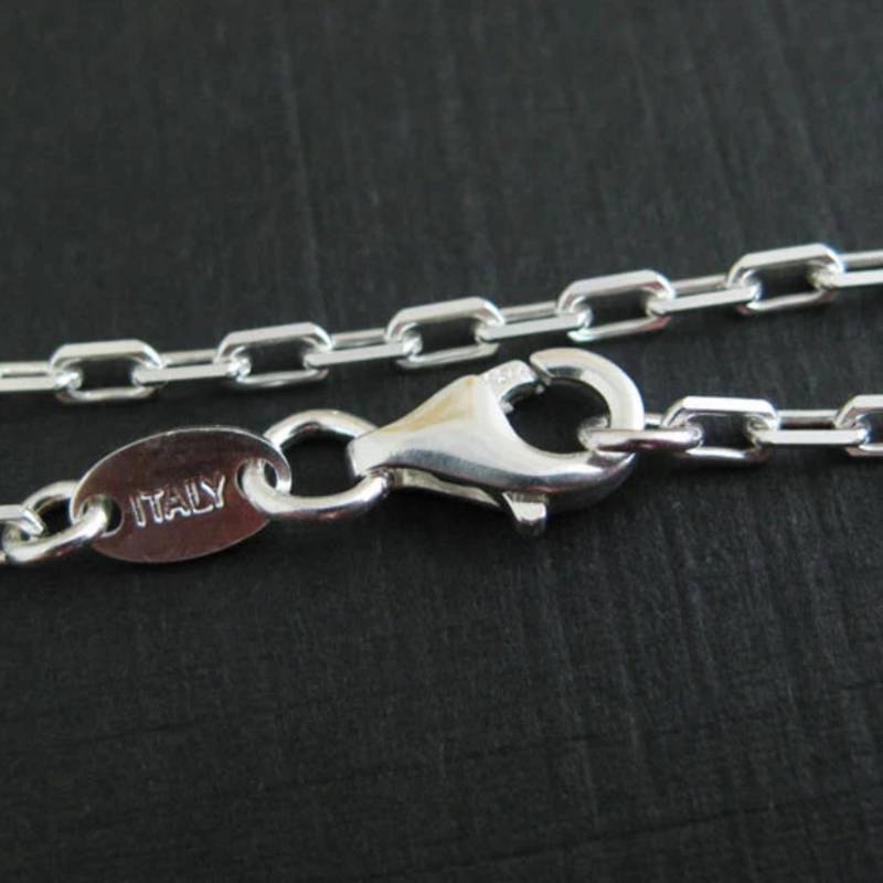 sterling Silber Fußkettchen, Kette - Fußkettchen-Silber Schmuck Großhandels- 3mm Diamantschliff Box | 24 cm Sku 601041-9.5 von InnerArt4BeadsSupply