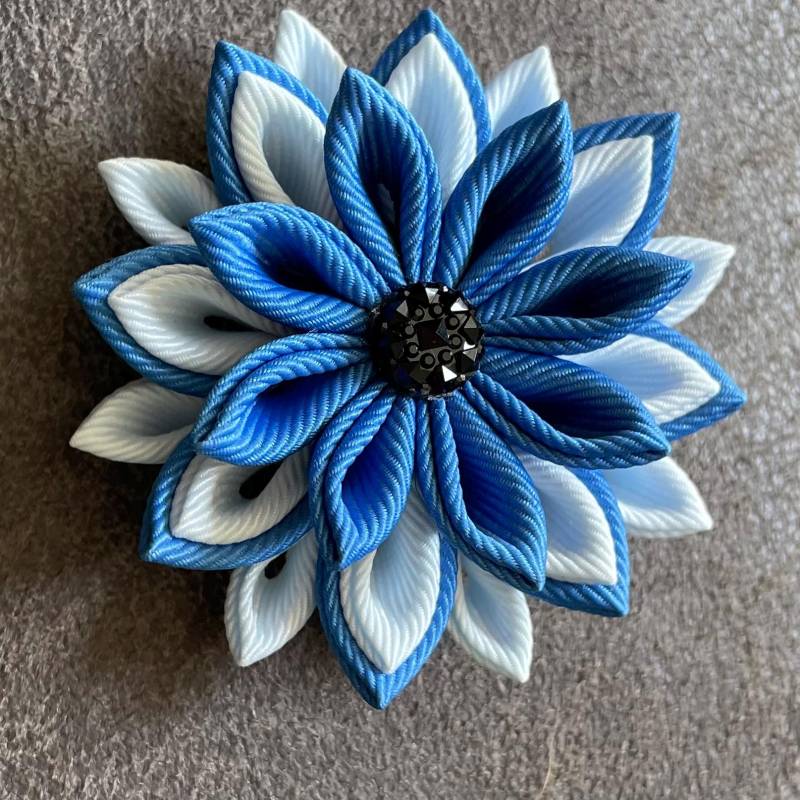 Ripsband Kanzashi Blumen Anstecknadel Herren Hochzeit Boutonniere Ripsband Kanzashi Blumen Anstecknadel Herren Hochzeit Boutonniere von InnerBeautyShop
