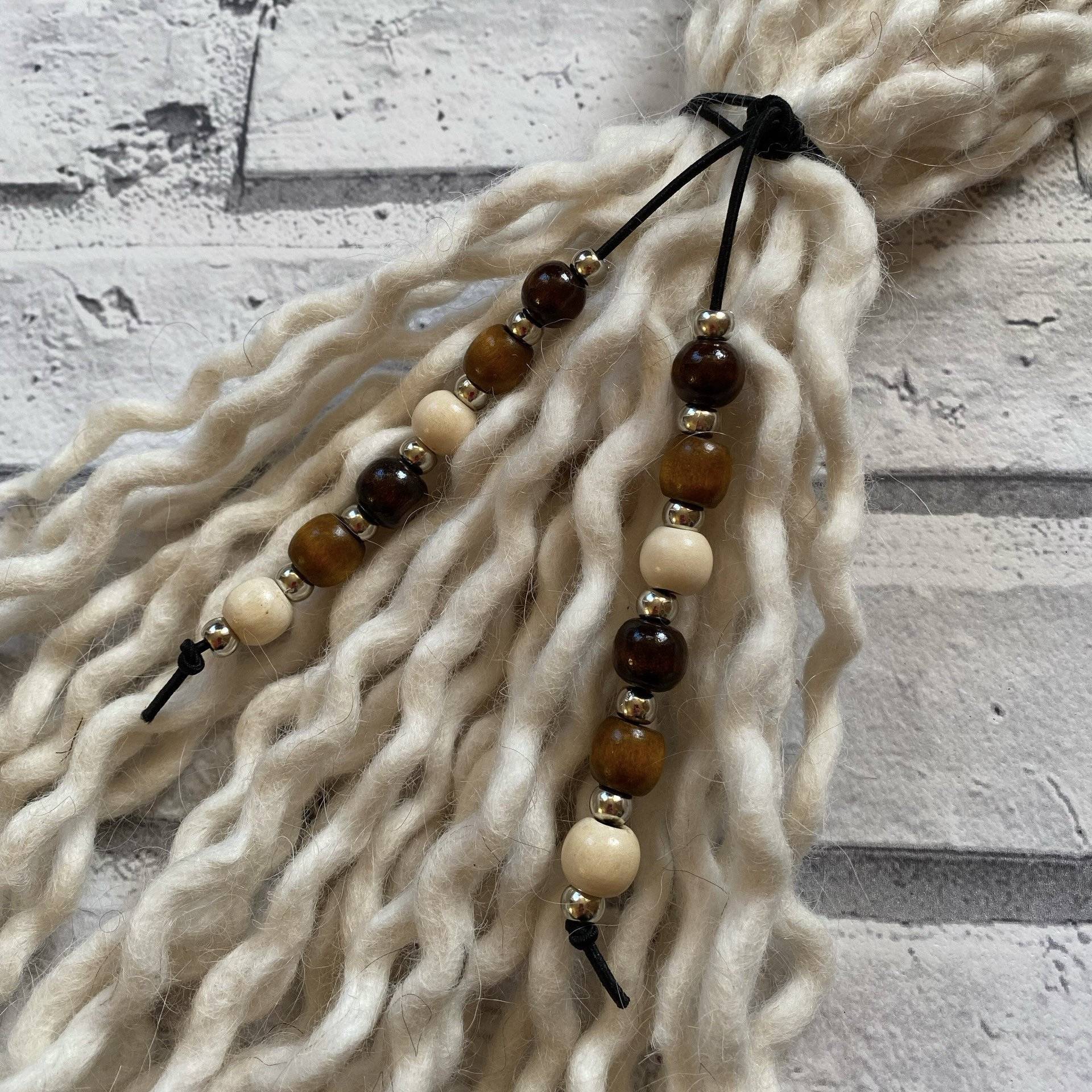 Perlen Dreadlockkrawatte - Dreadkrawatte Dreadhalter Haargummi Perlen Dreadlockkrawatte - Dreadkrawatte Dreadhalter Haargummi von InnerSpiritBoho