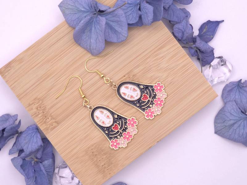 Totoro Fan Ohrringe | Handgemachter Schmuck Anime Kawaii Einzigartiger Geschenkidee Freundin von InneresGlaenzen