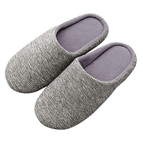 Fluffy Hausschuhe Damen Waschbar Patschen Rutschfeste Hausschlappen Fleece Haus Schuhe Slip-On Pantoffeln Süßen Helle Sohle House Hausschuhe Herbst Winter Innen Unisex Pantoffeln Herren Slippers von Innerternet