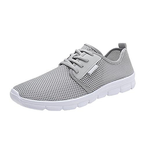 Innerternet Herren Slip On Sneaker Leichte Trainingsschuhe Stoff Mesh Bequeme Halbschuhe Unisex Running Schuhe Frühling Sommer Sportschuhe Outdoor Beilaufig Mode Wasserdicht von Innerternet