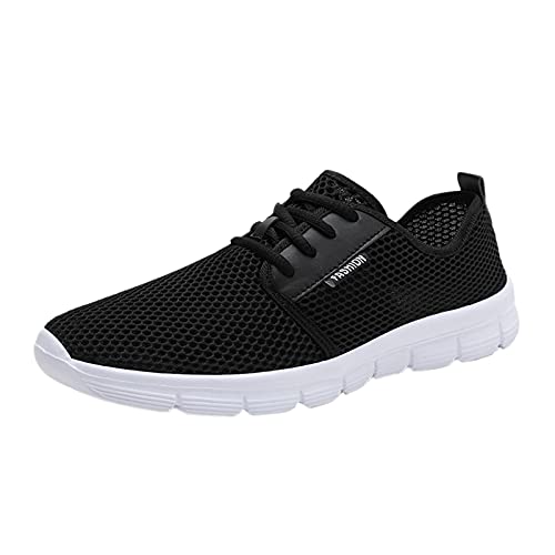 Innerternet Herren Slip On Sneaker Leichte Trainingsschuhe Stoff Mesh Bequeme Halbschuhe Unisex Running Schuhe Frühling Sommer Sportschuhe Outdoor Beilaufig Mode Wasserdicht von Innerternet