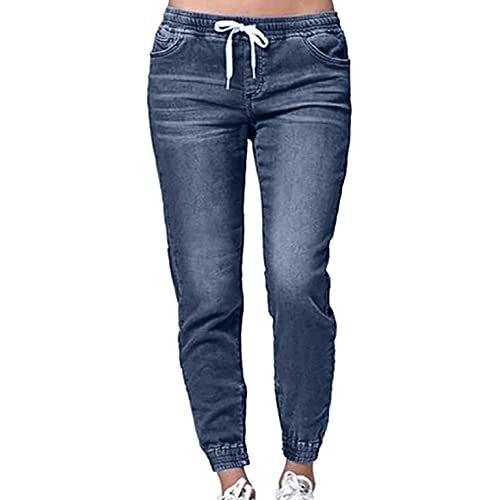 Innerternet Jogginghose Damen Sporthose Modern Sweatpants Gerades Bein Gothic Baggy Freizeithose Trainingshose Straight Laufhosen Teenager Jeans Jeanshose Casual Denimhose Jeanshosen Cargo Pant von Innerternet