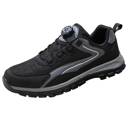 Innerternet Sicherheitsschuhe Herren S3 Explorer 3.0 Sportliche Arbeitsschuhe Leicht Trends Drehknopf Anti-Smash und Anti-Punktur Arbeit Versicherung Schuhe Unisex Atmungsaktive und Bequeme Sneaker von Innerternet