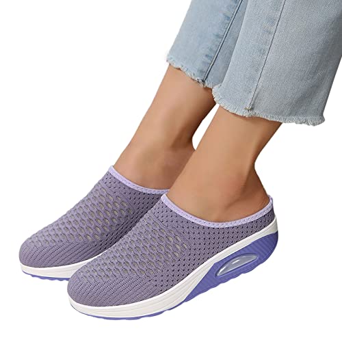 Sabots Damen Hohl Latschen mit Orthopädisch Luftkissen Alltägliche Gartenclogs für Unisex-Erwachsene Atmungsaktiv Einlegesohle Frühling Slip On Mule Herren Damen Slippers Modische von Innerternet