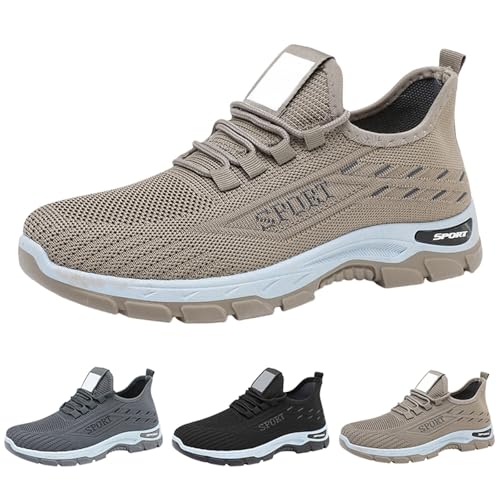 Shoes Herren 6-10 cm Sportschuhe Herren Fitnessstudio Schuhe Weite Hohe Casual Mesh Breathable Walking Sneakers von Innerternet