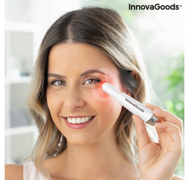 InnovaGoods Körperpflegemittel Anti-Aging-Augenmassagegerät mit Phototherapie, Thermotherapie von InnovaGoods