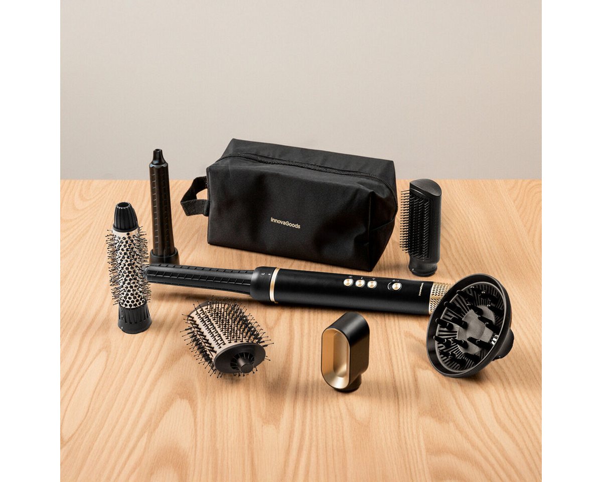 InnovaGoods Lockenstab Ionen Multifunktionaler Lufttrockner und Stylerbürste mit Coanda-Techn von InnovaGoods