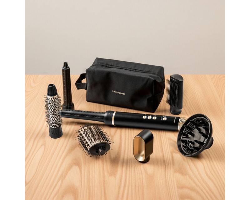 InnovaGoods Lockenstab Ionen Multifunktionaler Lufttrockner und Stylerbürste mit Coanda-Techn von InnovaGoods