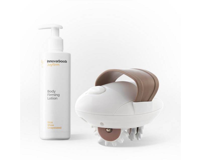 InnovaGoods Massagegerät Massagegerät inkl Creme Straffende Anti Cellulite Rice Set InnovaGoods von InnovaGoods