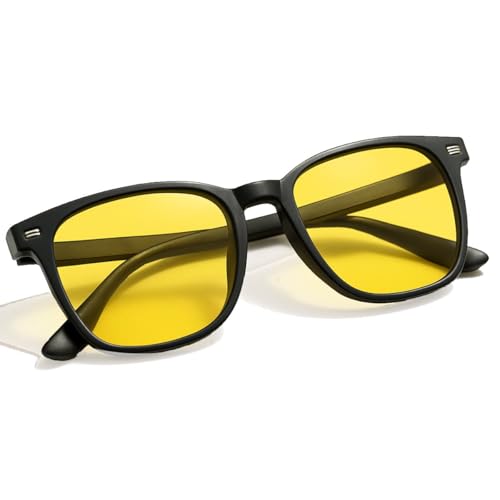 Nachtbrille Auto - Herren - Damen - Computerbrille - Gelbe Brille - Gelbe Sonnenbrille - Abendbrille - Night Vision Nachtbrille Auto - Herren - Damen - Computerbrille - Gelbe Brille - Gelbe Sonnenbrille - Abendbrille - Night Vision von Innovaland
