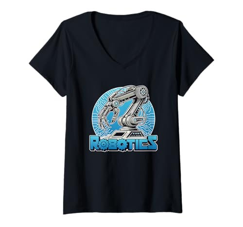 Damen Robotik Automatisierung Robotik Ingenieur T-Shirt mit V-Ausschnitt Damen Robotik Automatisierung Robotik Ingenieur T-Shirt mit V-Ausschnitt von Innovative Robotics Enthusiast Designs