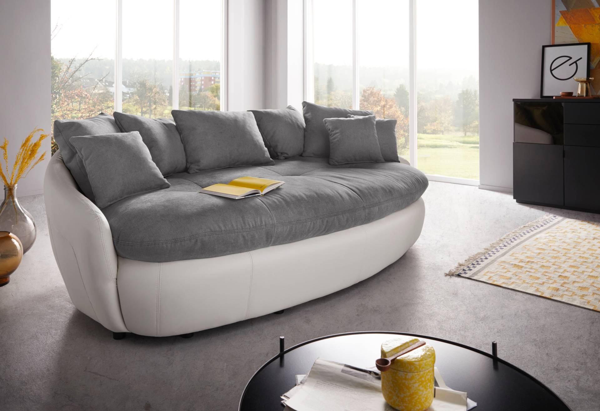 INOSIGN Big-Sofa "Aruba", gemütliches Megasofa in XXL in organischer Form mit vielen Kissen von Inosign
