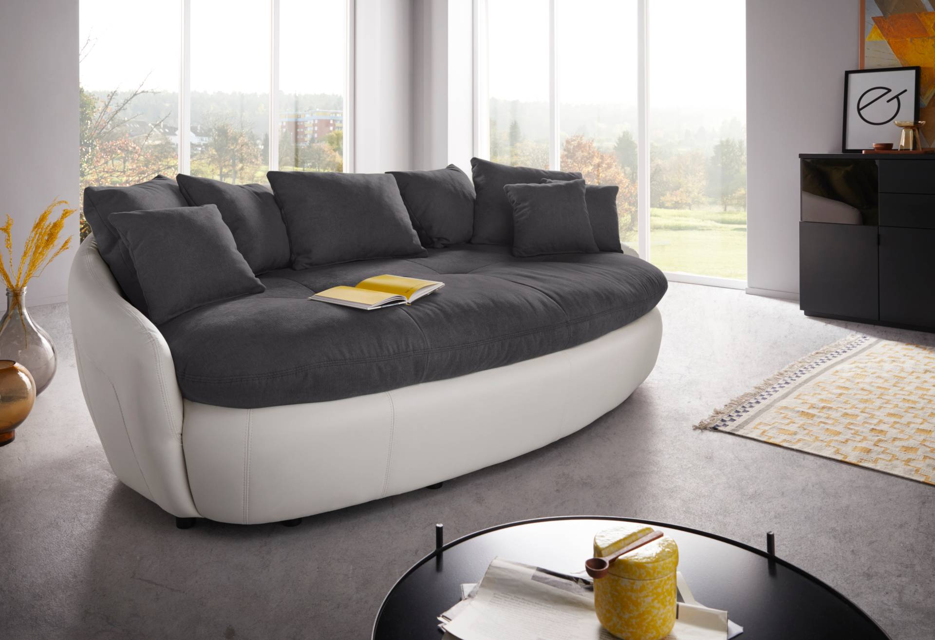 INOSIGN Big-Sofa "Aruba", gemütliches Megasofa in XXL in organischer Form mit vielen Kissen von Inosign