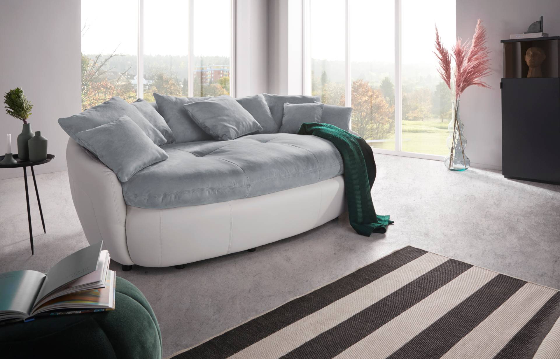 INOSIGN Big-Sofa "Aruba", gemütliches Megasofa in XXL in organischer Form mit vielen Kissen von Inosign