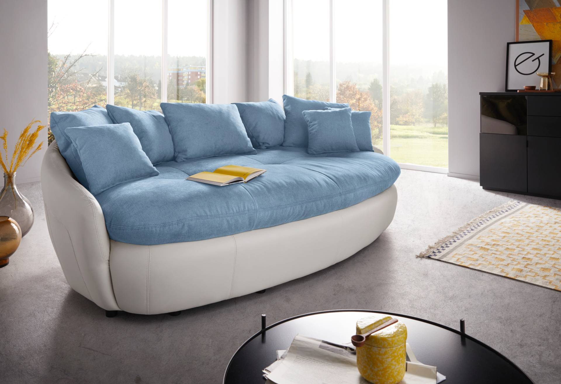INOSIGN Big-Sofa "Aruba" gemütliches Megasofa in XXL in organischer Form mit vielen Kissen von Inosign