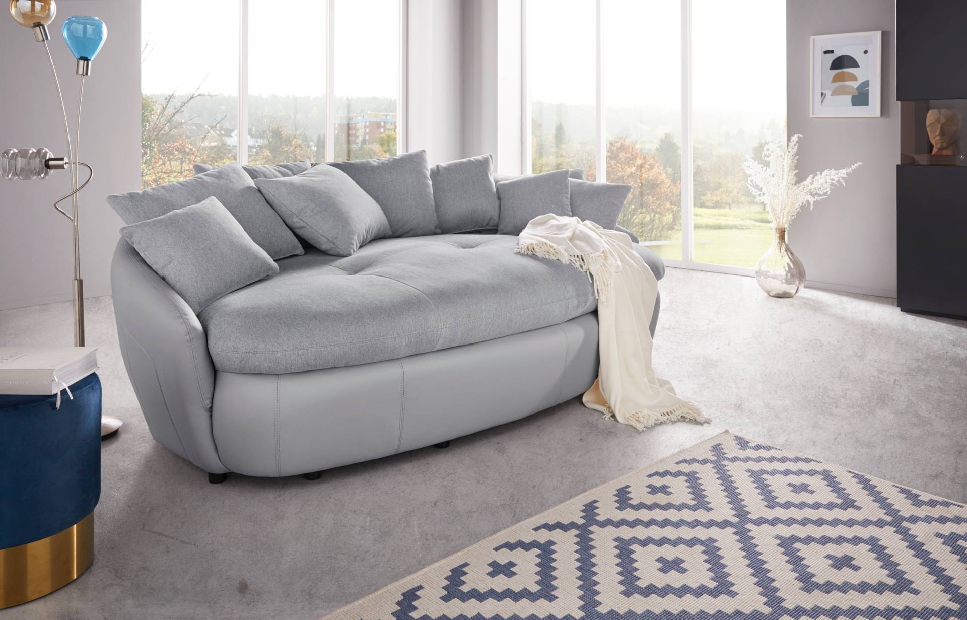 INOSIGN Big-Sofa "Aruba" gemütliches Megasofa in XXL in organischer Form mit vielen Kissen von Inosign