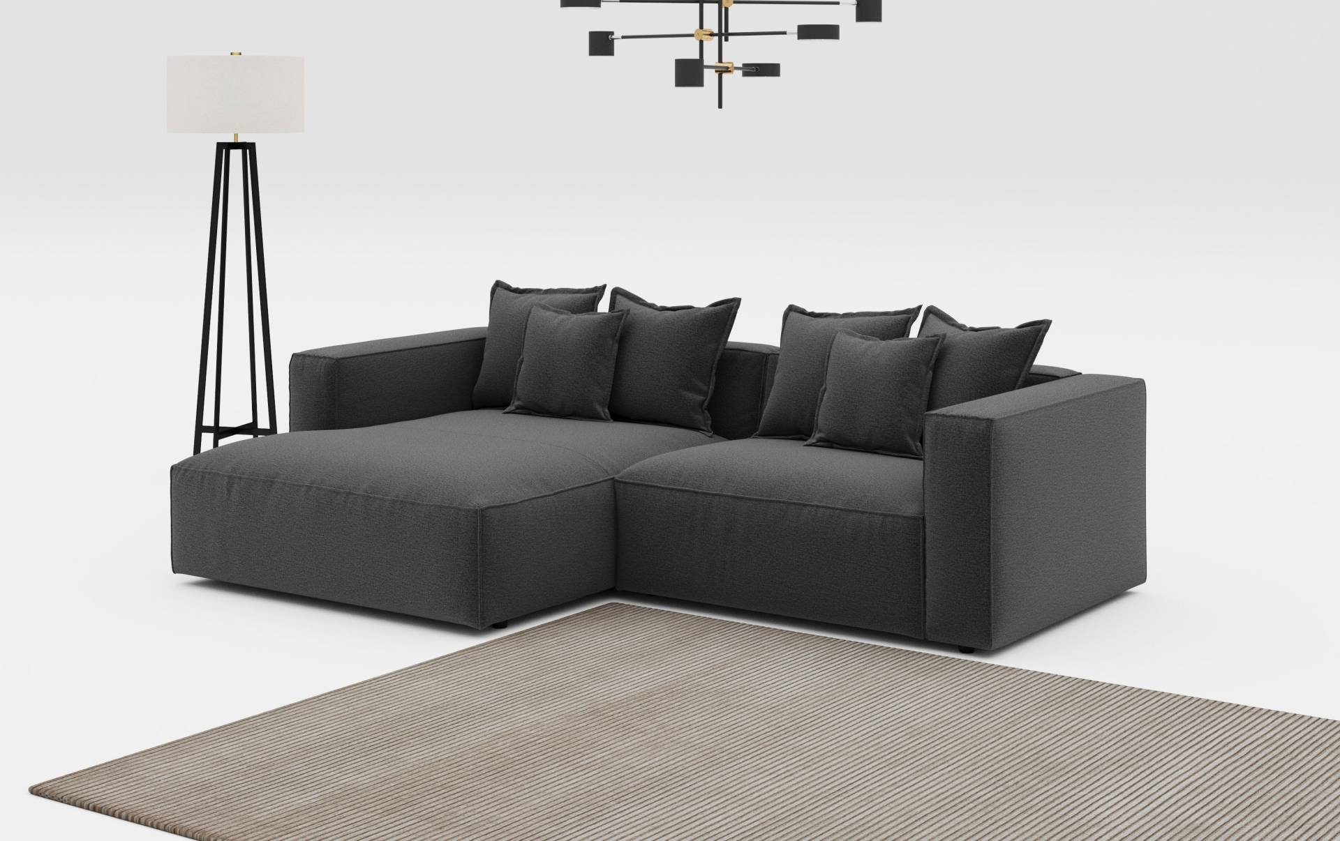 INOSIGN Ecksofa "Cowboy L-Form", mit 6 Kissen, kubisches Sofa INOSIGN Ecksofa "Cowboy L-Form", mit 6 Kissen, kubisches Sofa von Inosign