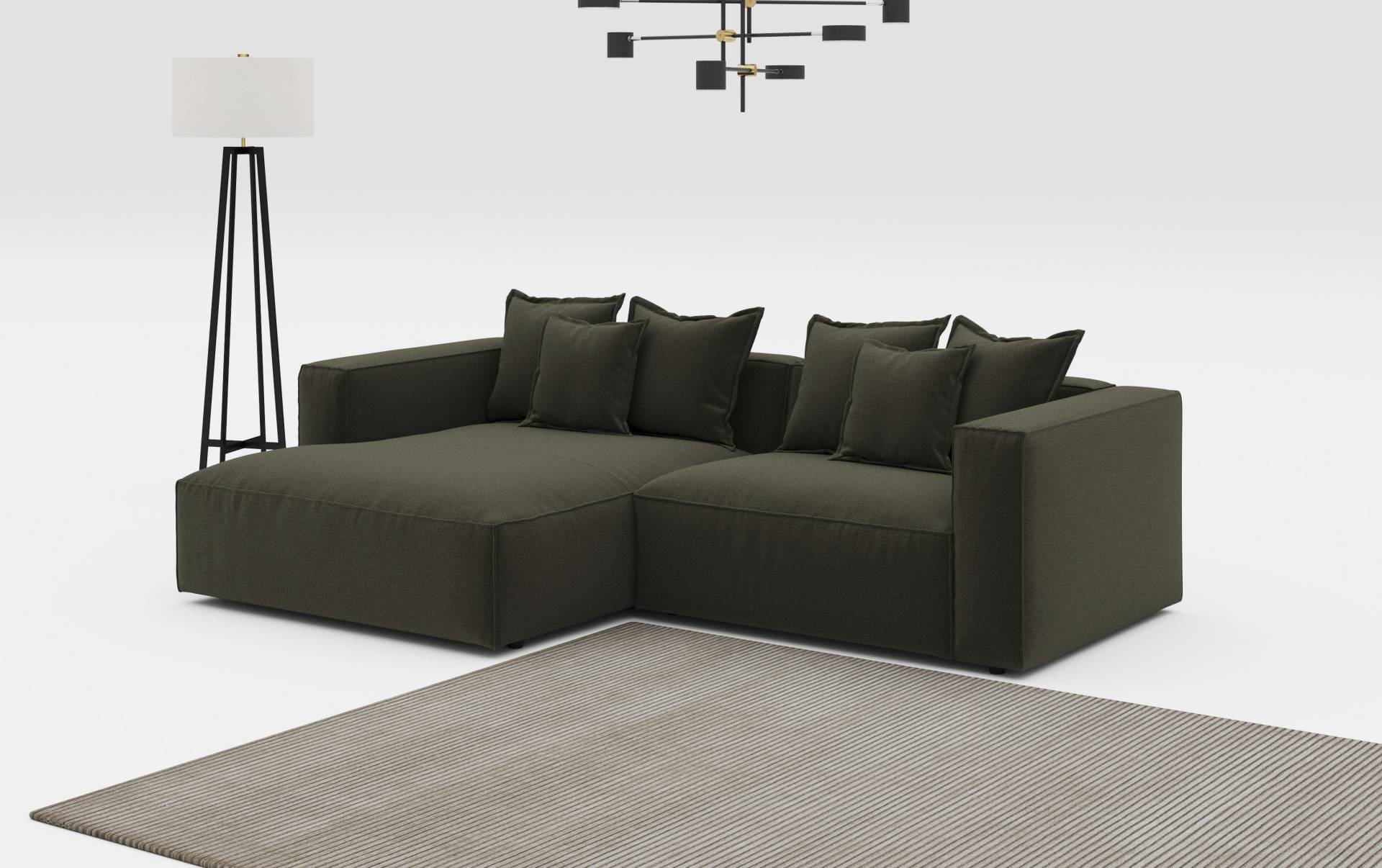 INOSIGN Ecksofa "Cowboy L-Form", mit 6 Kissen, kubisches Sofa INOSIGN Ecksofa "Cowboy L-Form", mit 6 Kissen, kubisches Sofa von Inosign