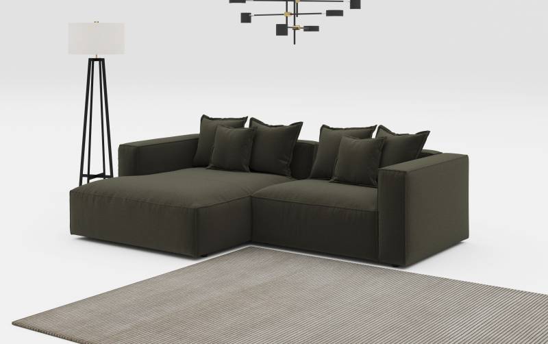 INOSIGN Ecksofa "Cowboy L-Form", mit 6 Kissen, kubisches Sofa von Inosign