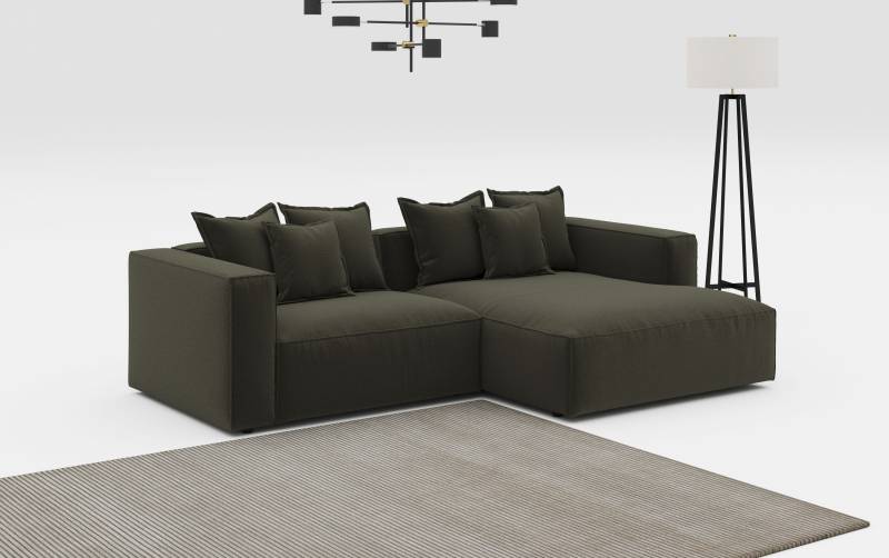 INOSIGN Ecksofa "Cowboy L-Form", mit 6 Kissen, kubisches Sofa von Inosign