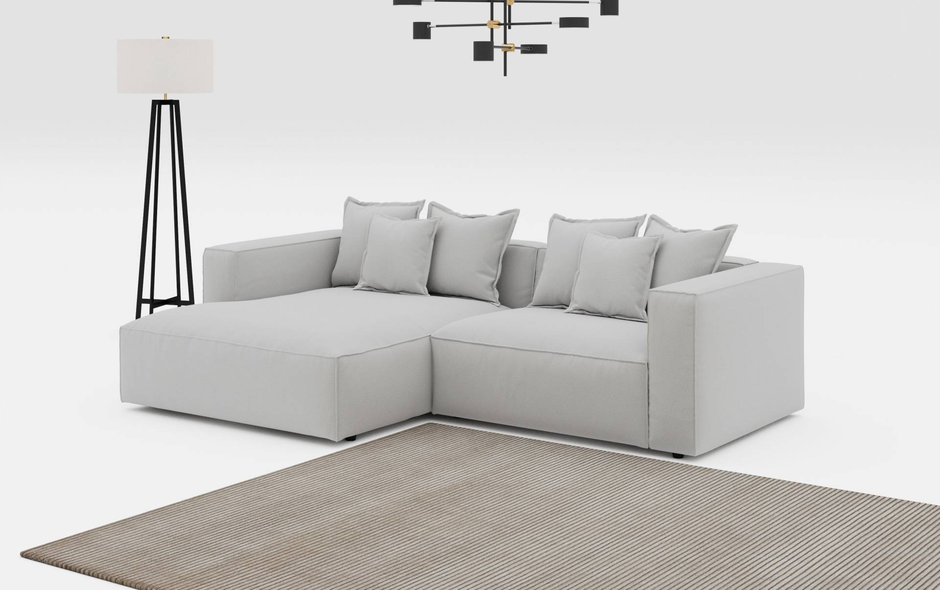 INOSIGN Ecksofa "Cowboy L-Form", mit 6 Kissen, kubisches Sofa INOSIGN Ecksofa "Cowboy L-Form", mit 6 Kissen, kubisches Sofa von Inosign