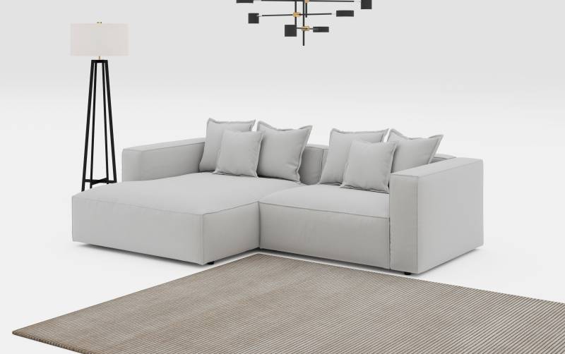 INOSIGN Ecksofa "Cowboy L-Form", mit 6 Kissen, kubisches Sofa von Inosign