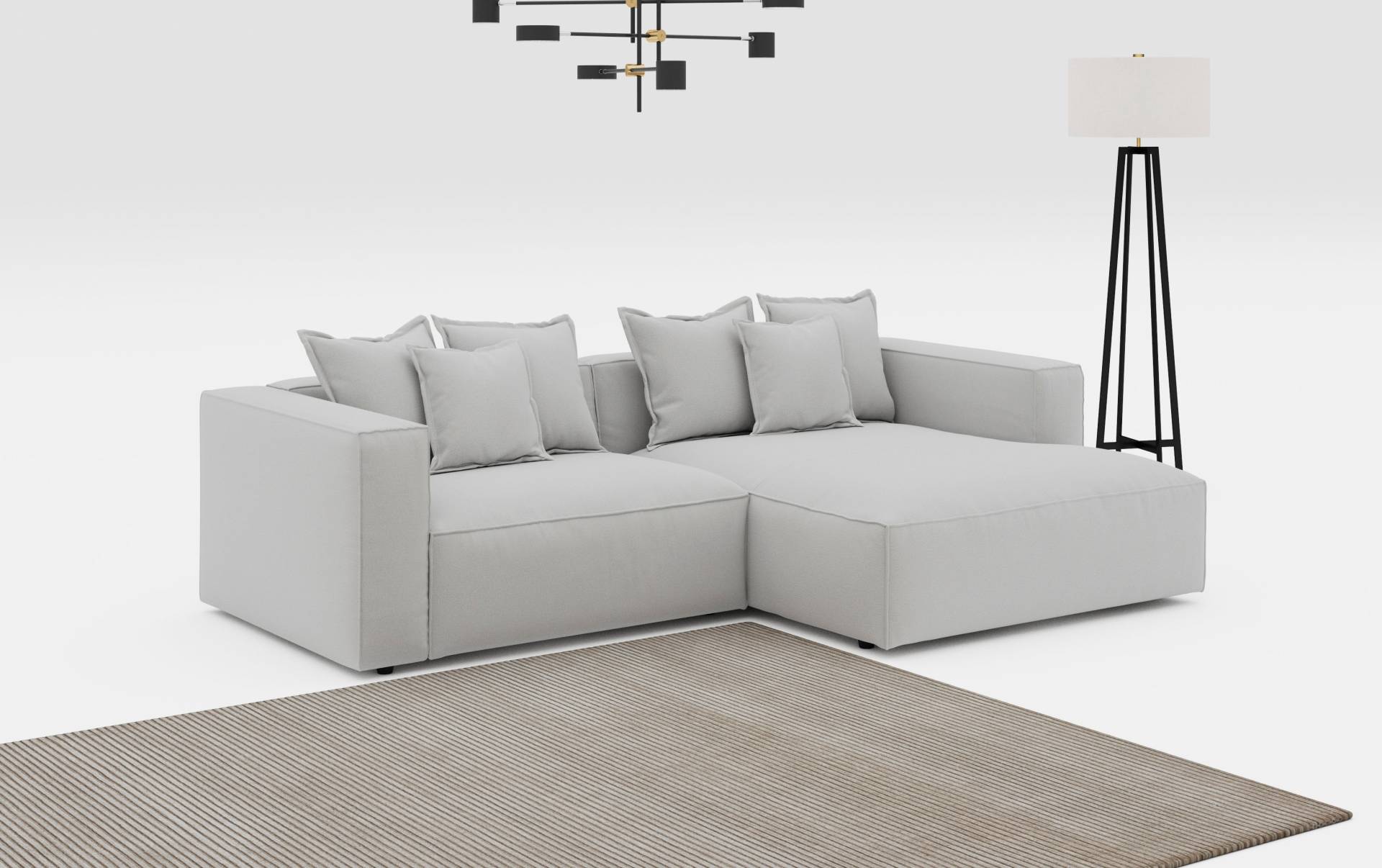 INOSIGN Ecksofa "Cowboy L-Form", mit 6 Kissen, kubisches Sofa INOSIGN Ecksofa "Cowboy L-Form", mit 6 Kissen, kubisches Sofa von Inosign