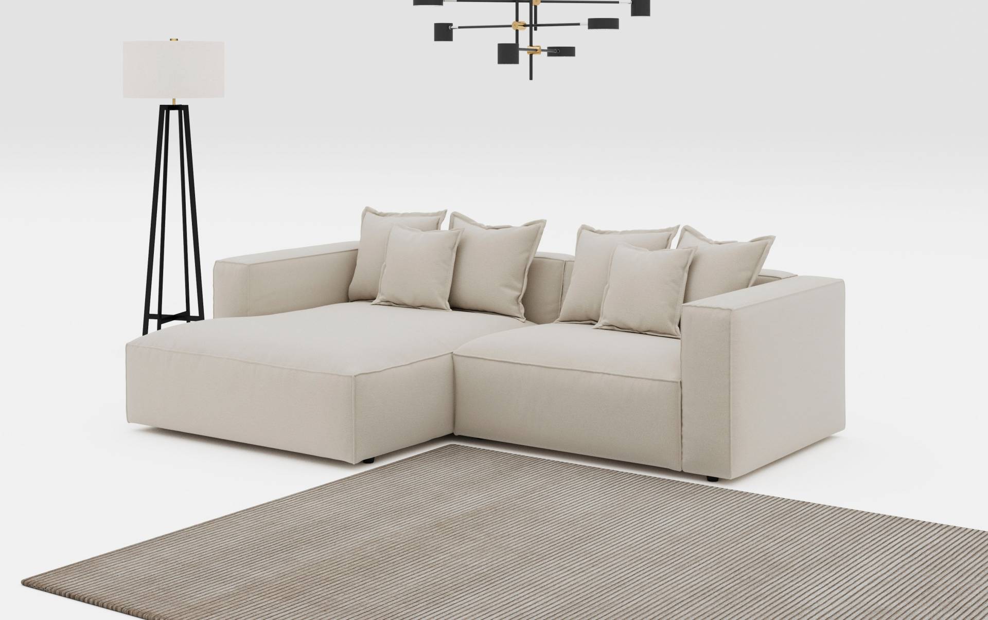 INOSIGN Ecksofa "Cowboy L-Form", mit 6 Kissen, kubisches Sofa INOSIGN Ecksofa "Cowboy L-Form", mit 6 Kissen, kubisches Sofa von Inosign