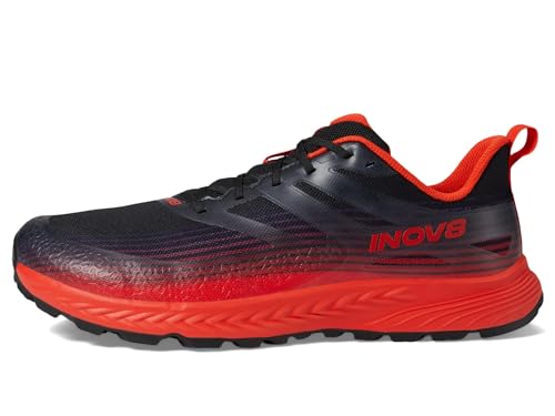 INOV8 Herren Trailfly Speed - Traillaufschuhe, Schwarz/Feuerrot, 12.5 Wide von Inov-8