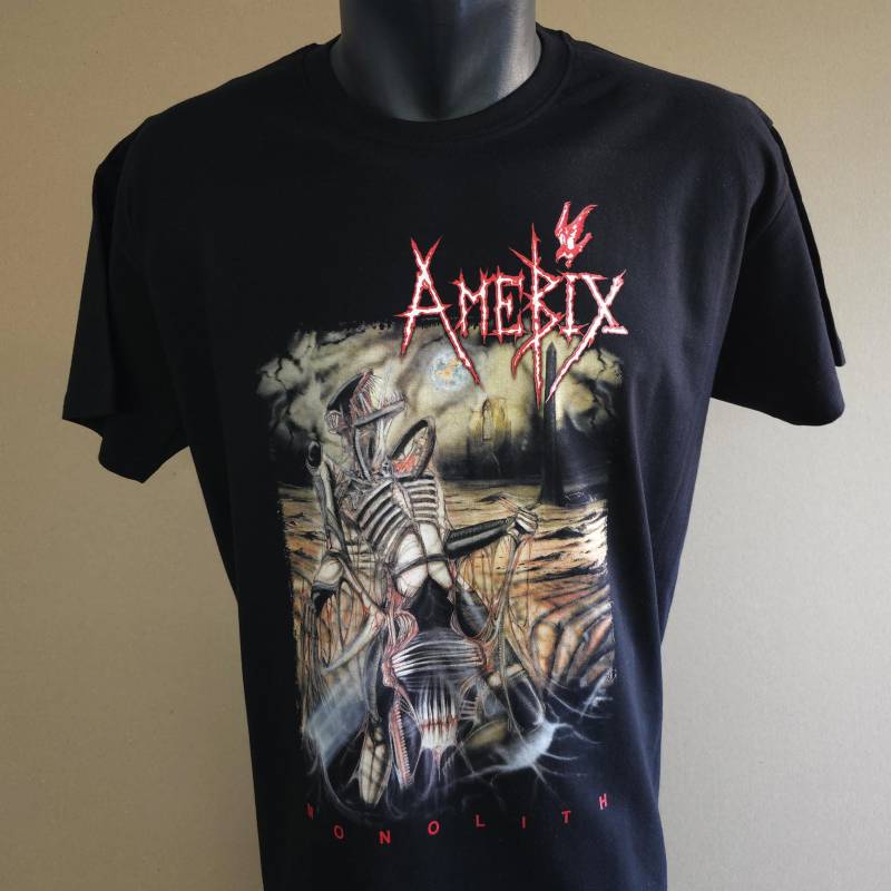Amebix - Monolith Schwarz T-Shirt | Axegrinder, Kruste, Sakrilege von InsaneSocietyrecs
