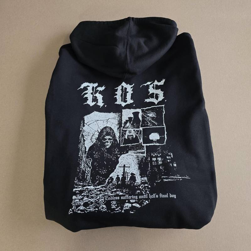 Kinetic Orbital Strike - Endless Suffering Reißverschluss Kapuzenpullover von InsaneSocietyrecs