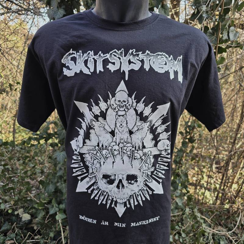 Skitsystem - Döden Är Min Maskinist T-Shirt Skitsystem - Döden Är Min Maskinist T-Shirt von InsaneSocietyrecs