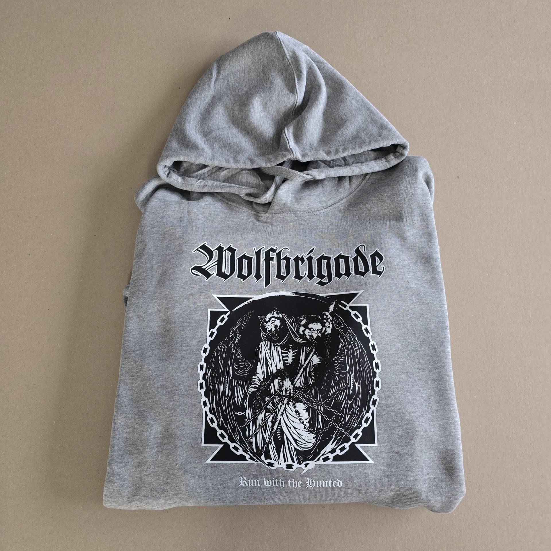 Wolfbrigade - Lauf Mit Dem Gejagten Hoodie Wolfbrigade - Lauf Mit Dem Gejagten Hoodie von InsaneSocietyrecs